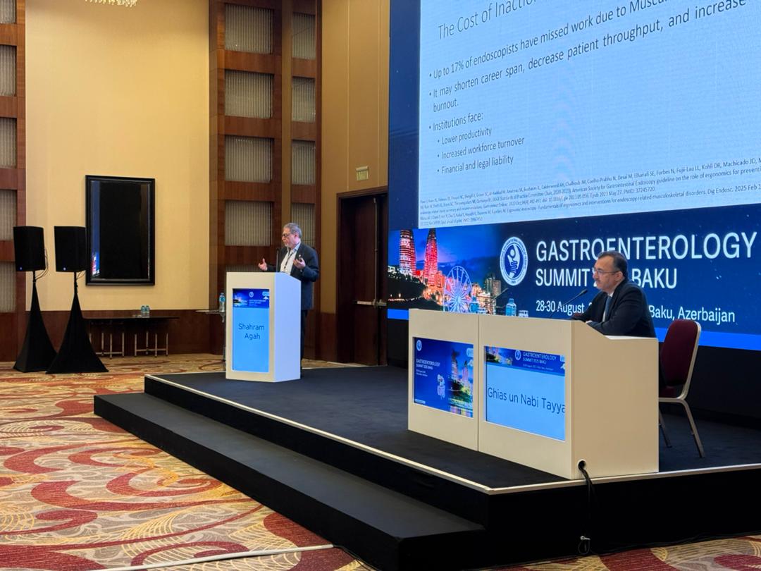 همایش متخصصان گوارش با حضور دکتر آگاه در باکو